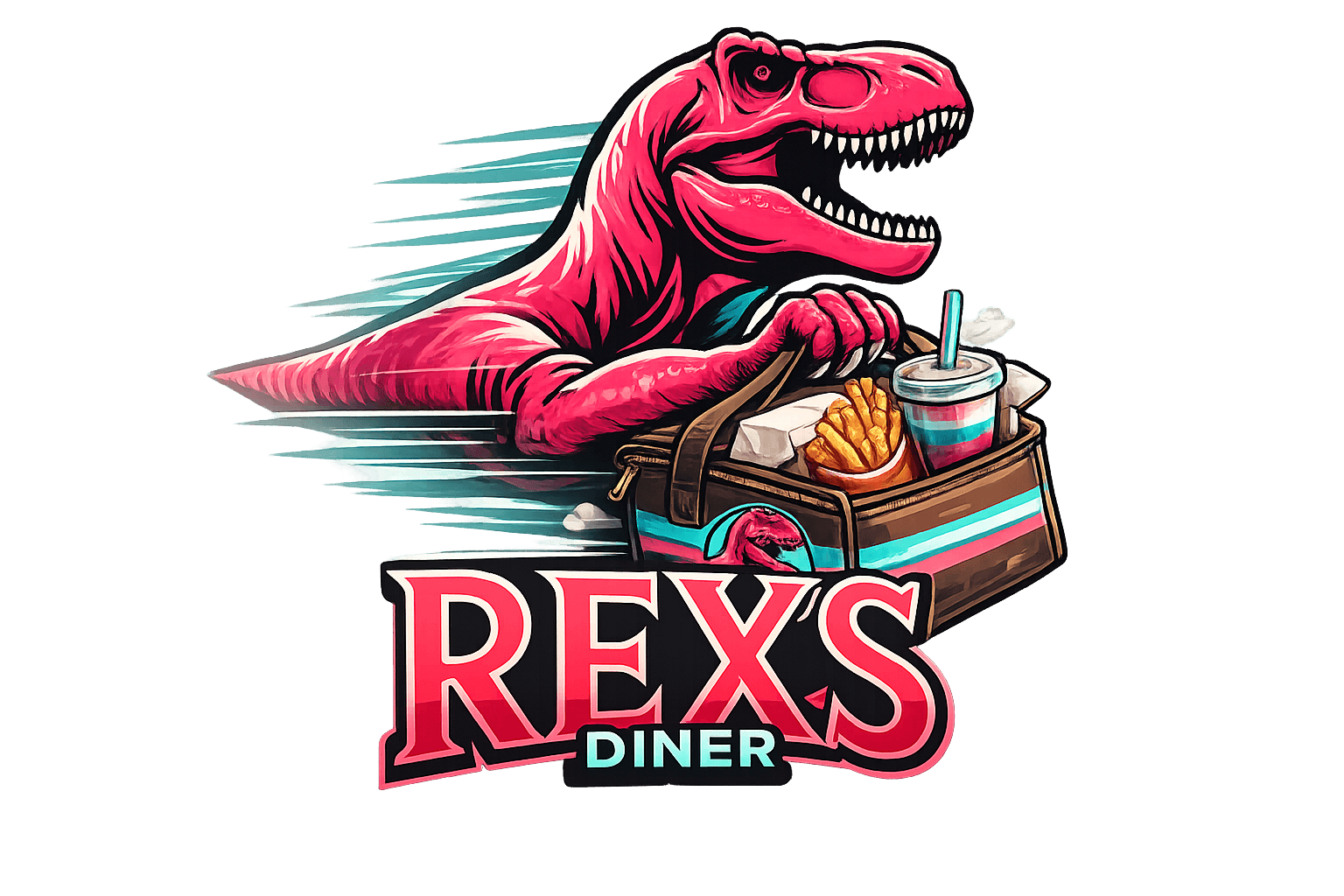 Logo livraison REX's Diner
